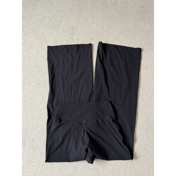 aerie Pants - aerie Black Wide Leg Pants
